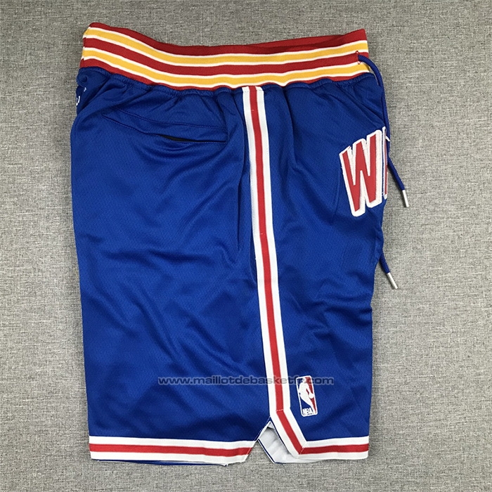 Short Golden State Warriors 75th Just Don Bleu